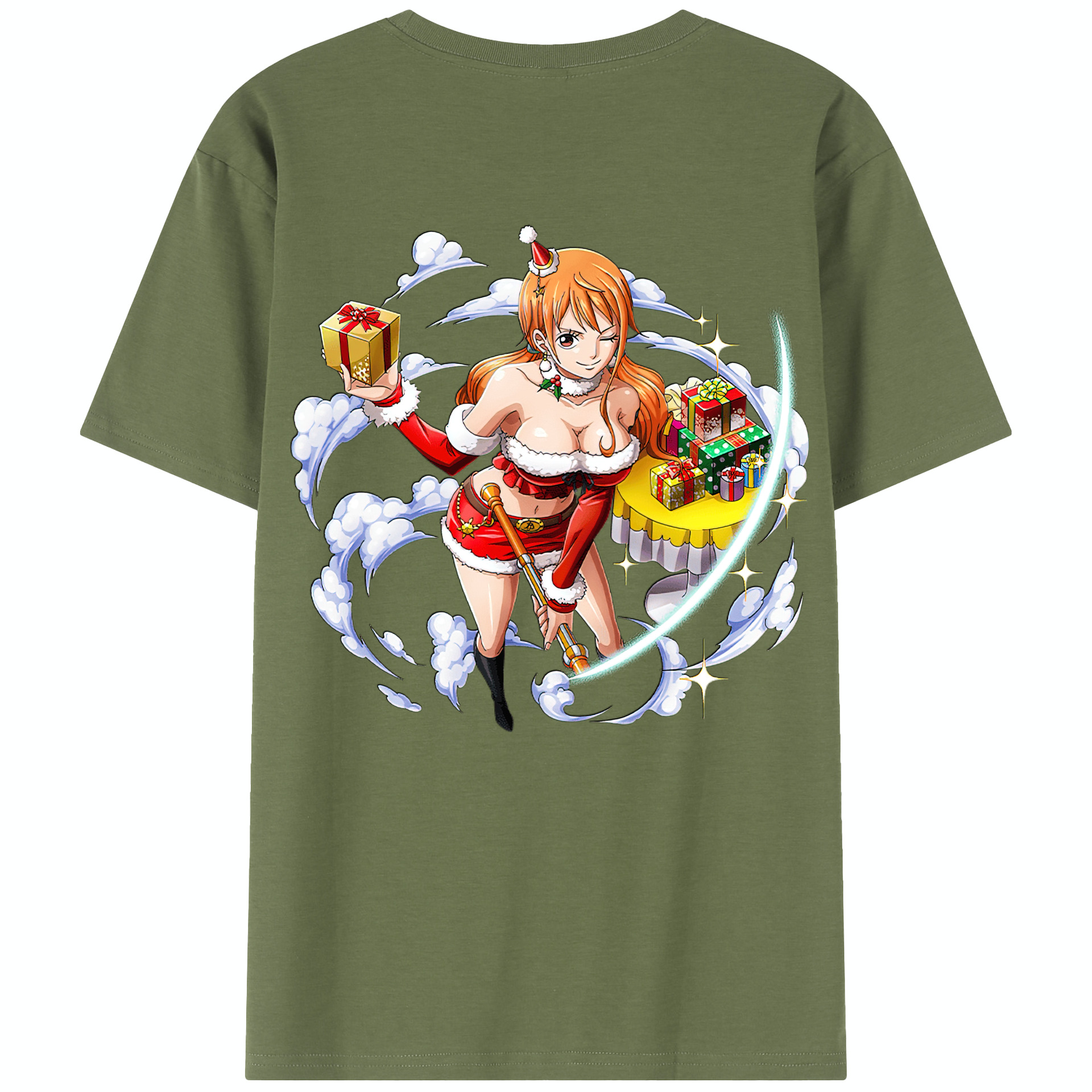 ワンピース ナミ ONE PIECE Nami 綿100％半袖Tシャツ（背面プリント）